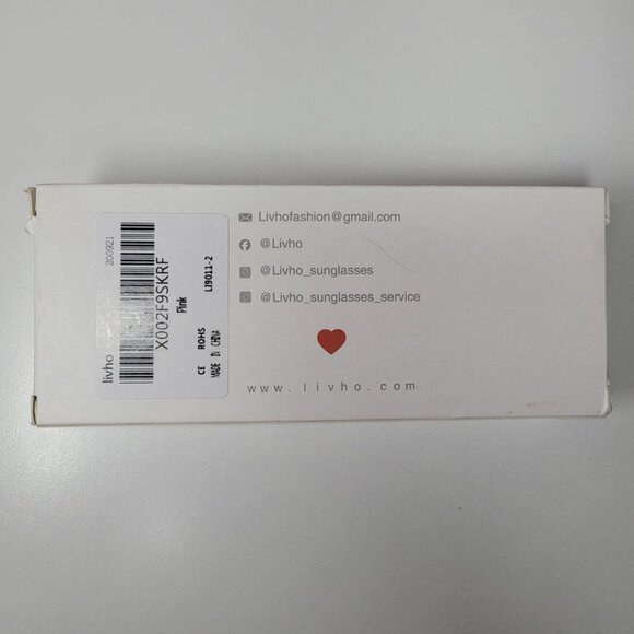 Livho Miracle Blue Blocking Glasses Girl Pink Transparent Clear Case Accessories - Picture 12 of 14